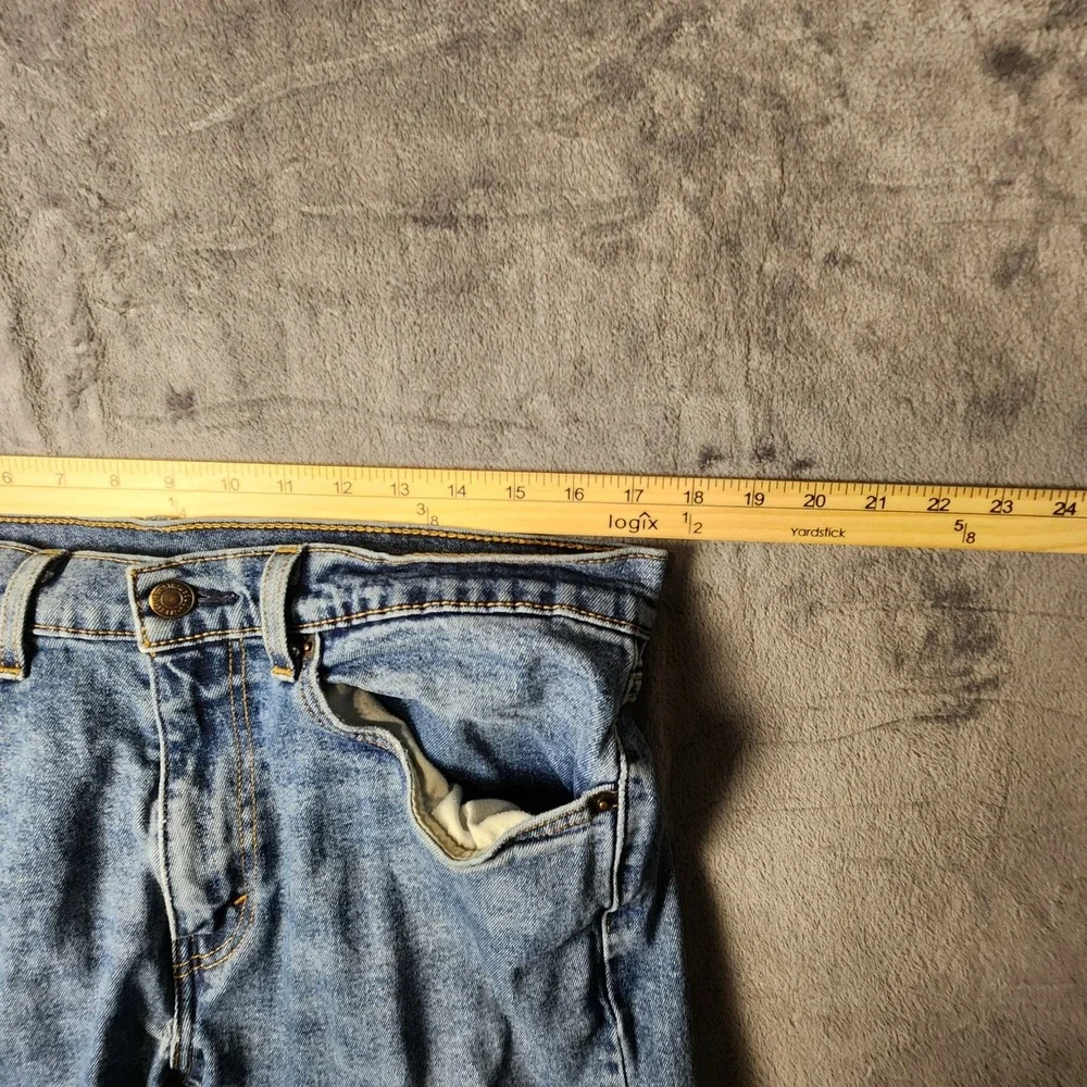Levis 505 Regular Fit Jeans Mens 34x30(fits 34x28) Medium Wash Straight Denim